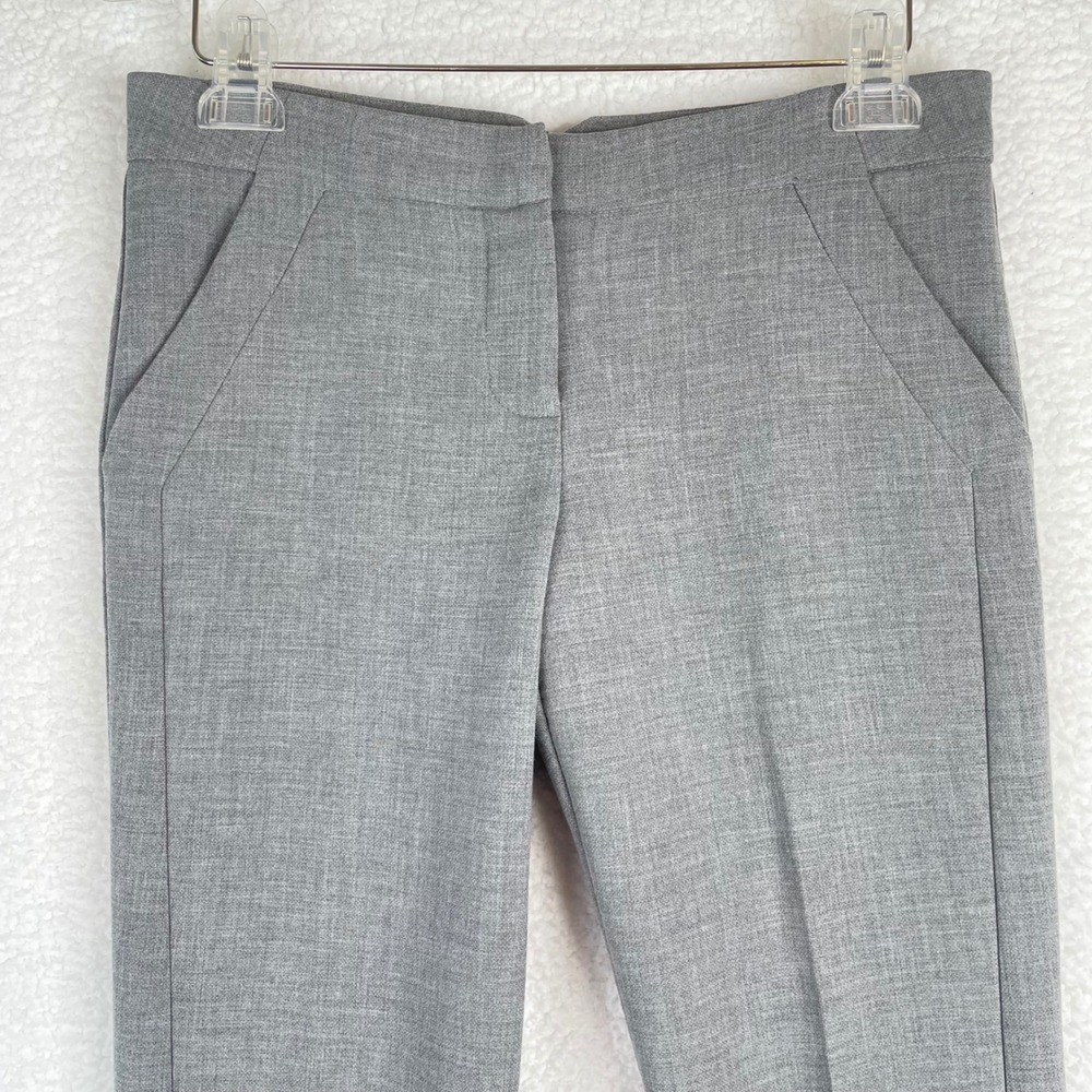 Trina Turk Womens Grey Slim Tailored Dress Pants Size 2‎ Made in USA 148410